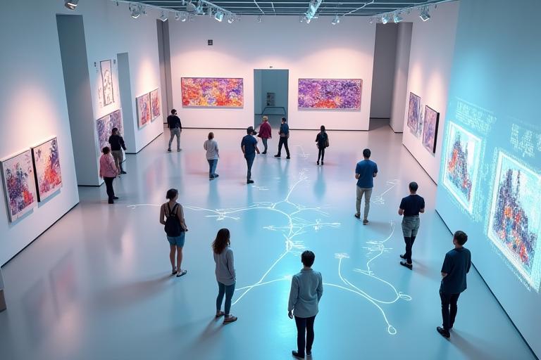 Galería Arte Contemporáneo - Sistema Analytics Visitantes